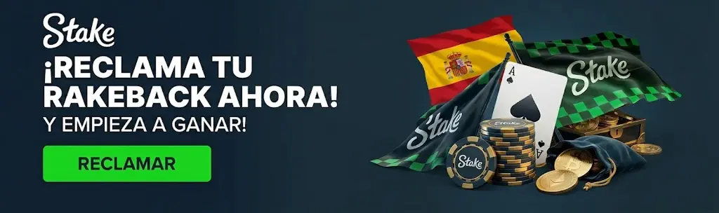 Stake Rakeback para recuperar dinero de apuestas