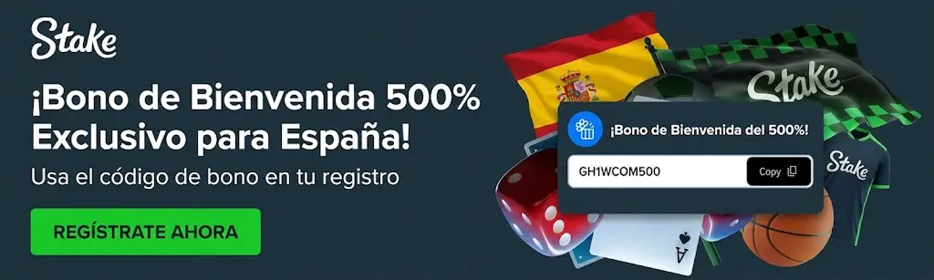 Formulario de Stake Bonus Code para canjear el cupón oficial