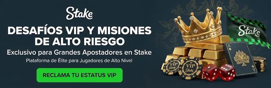 Stake para apostadores con retos y premios exclusivos