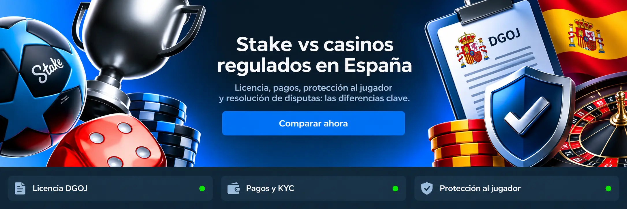 Comparativa de stakes en casino: Stake vs casinos DGOJ